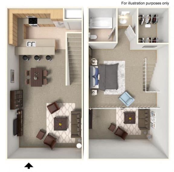 One Bedroom Apartments For Rent in Fullerton, CA The Streams
